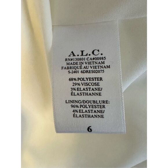 A.L.C. Juliet Pleated Blazer Dress In Daikon - Picture 12 of 12